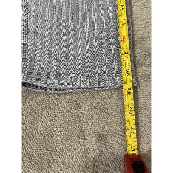 Madewell Workwear Collection Herringbone Denim High Rise Tapered Pants Sz 27 NWD - Picture 8 of 16